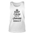 Keep Calm And Let Jameson Handle It | Funny Name Gift - Unisex Tank Top