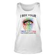 I See Your True Colors That’S Why I Love You Love Lgbt People Colorful Eye Tank Top