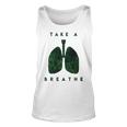 Take A Breathe Green Lung Unisex Tank Top