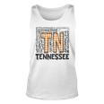 Tennessee State Flag Orange Plaid Tn Unisex Tank Top