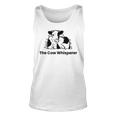 The Cow Whisperer- Cute Black And White Resting Cow Unisex Tank Top The Cow Whisperer- Cute Black And White Resting Cow Unisex Tank Top