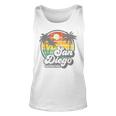 Vintage San Diego Beach California Surfing Retro Surf Gift Unisex Tank Top