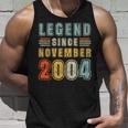 18 Jahre Alte Legende Seit 18 Geburtstag Im November 2004 Tank Top Geschenke für Ihn