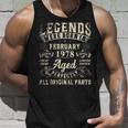 1978 Vintage Unisex TankTop, Retro 45. Geburtstags-Unisex TankTop für Männer und Frauen Geschenke für Ihn