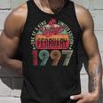 26 Year Old Vintage February 1997 26Th Birthday Men Women Unisex Tank Top Gifts for Him
