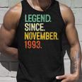 30 Years Old Legend Since November 1993 30Th Birthday Gifts Unisex Tank Top Gifts for Him