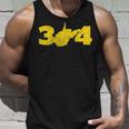 304 West Virginia Area Code Fan And Local Distressed Look Unisex Tank Top Gifts for Him