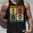 34 Year Old Gifts Vintage 1989 Limited Edition 34Th Bday Unisex Tank Top Gifts for Him