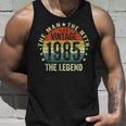 38 Geburtstag Geschenk Mann Mythos Legende Jahrgang 1985 Tank Top Geschenke für Ihn