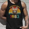40Th Cat Lover Birthday 40 Year Old Awesome Since 1983 Unisex Tank Top Gifts for Him