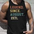 51 Years Old Legende Seit August 1971 Geburtstag Tank Top Geschenke für Ihn