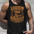 55 Year Old Gifts Legends Born In 1968 Vintage 55Th Birthday Unisex Tank Top Gifts for Him