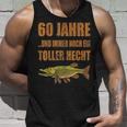 60 Jahre Geburtstag Angler Unisex TankTop, Toller Hecht Vintage Design Geschenke für Ihn