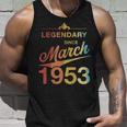 70 Geburtstag 70 Jahre Alt Legendär Seit März 1953 Tank Top Geschenke für Ihn