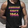 80S 90S Vintage Born In Awesome Since 1964 Party 58 Year Old Unisex Tank Top Gifts for Him