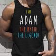 I Am Adam The Myth The Legend Lustiger Brauch Name Tank Top Geschenke für Ihn