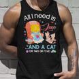 All I Need Is Love And A Cat Unisex Tank Top Gifts for Him