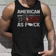 American As FCk - Patriotic Ar15 Rifle 2A Funny Pro Gun Unisex Tank Top Gifts for Him