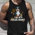 Australian Shepherd Mama Mutter Hund Spruch Fun Aussie Tank Top Geschenke für Ihn