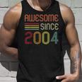 Awesome Since 2004 19Th Birthday Retro Unisex Tank Top Gifts for Him