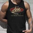 Axe Personalized Name Gifts Name Print S With Name Axe Unisex Tank Top Gifts for Him