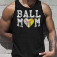 Ball Mom Baseball Softball Heart Sport Lover Funny Unisex Tank Top Gifts for Him