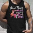 Barrel Racers Cowgirls With A Thing For Bling Speed Unisex Tank Top Gifts for Him