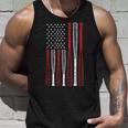 Baseball 4Th Of July American Flag Patriotic Sports Player Unisex Tank Top Gifts for Him