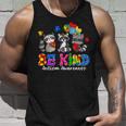 Be Kind Raccoon Puzzle Pieces Funny Autism Awareness Gifts Unisex Tank Top Gifts for Him