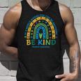 Be Kind Rainbow Autism Mom Dad Women Kids Autism Awareness Unisex Tank Top Gifts for Him