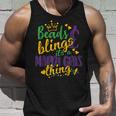Beads And Bling Its A Mardi Gras Thing Beads And Bling Unisex Tank Top Gifts for Him