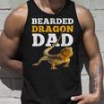 Bearded Dragon Dad Fathers Day Birthday Animal Loves Gifts Unisex Tank Top Gifts for Him