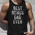 Best Bonus Dad Ever Funny Step Dad Gift Unisex Tank Top Gifts for Him