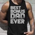 Best Bonus Dad Ever Retro Fathers Gift Idea Gift For Mens Unisex Tank Top Gifts for Him