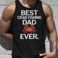 Best Crab Fishing Dad Ever Funny Unisex Tank Top Gifts for Him