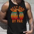 Best Dad By Par Daddy Fathers Day Gift Golf Lover Golfer Unisex Tank Top Gifts for Him
