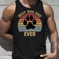 Best Dog Dad Ever Retro Funny Fathers Day Gift Unisex Tank Top Gifts for Him