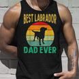 Best Labrador Dad Ever Lab Father Retro Vintage Lab Dad Unisex Tank Top Gifts for Him