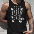 Best Papaw Dog Dad Ever Fathers Day Cute Fathers Unisex Tank Top Gifts for Him