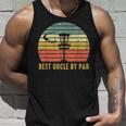 Best Uncle By Par Funny Disc Golf Gift For Men Unisex Tank Top Gifts for Him