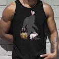 Bigfoot With Easter Basket Bunny Rabbit Easter Bigfoot Tank Top Gifts for Him