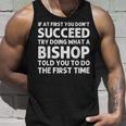 Bishop Funny Surname Family Tree Birthday Reunion Idea Unisex Tank Top Gifts for Him