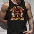 Black Pride Thick Thighs And Locd Vibes Junenth Melanin Unisex Tank Top Gifts for Him