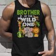 Brother Of The Wild One Zoo Birthday 1St Safari Jungle 1St Unisex Tank Top Gifts for Him