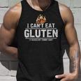 I Cant Eat Gluten It Makes My Tummy Hurt Gluten Intolerance Tank Top Gifts for Him