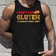 I Cant Eat Gluten It Makes My Tummy Hurt Gluten Intolerance Tank Top Gifts for Him
