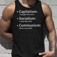 Capitalism Socialism Communism Libertarian Economics Freedom Tank Top Gifts for Him