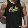 Cat Mahjong With Letters Mens Clothes Goods Jokushi Tank Top Gifts for Him