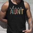 Cheer Aunt Leopard Cheerleading Props Cute Cheer For Coach Unisex Tank Top Gifts for Him