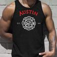 City Of Austin Fire Rescue Texas Firefighter Duty Unisex Tank Top Gifts for Him